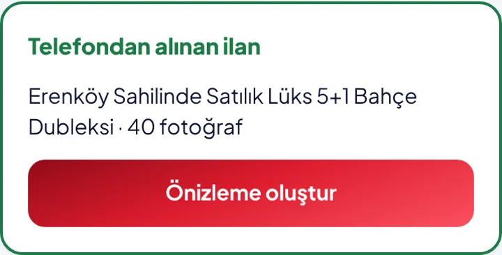 Telefondan alınan ilan, 40 fotoğraf